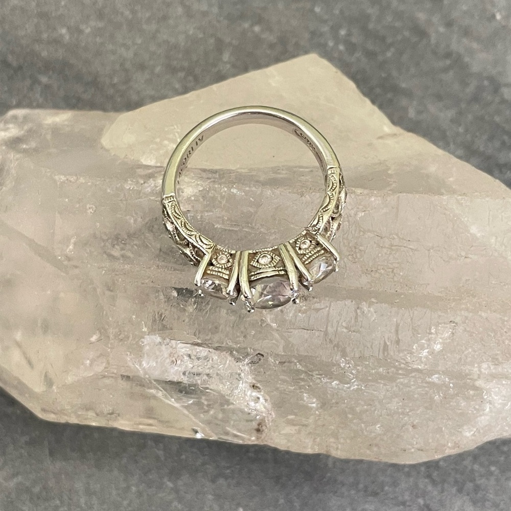 Tacori IV sterling silver trinity ring 7 - Picture 8 of 14
